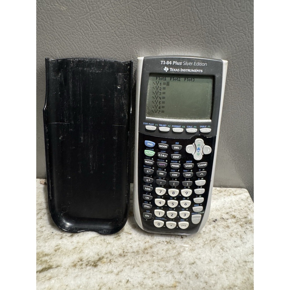 Texas Insturments TI-84 Plus Silver Edition - Tested Working - VG!